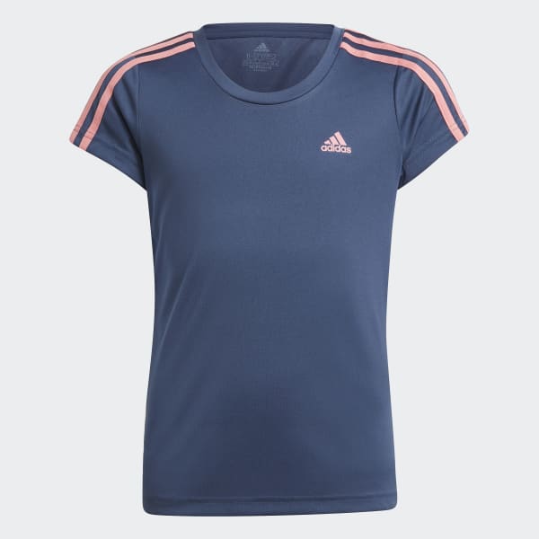 Blue Designed 2 Move 3-Stripes Tee