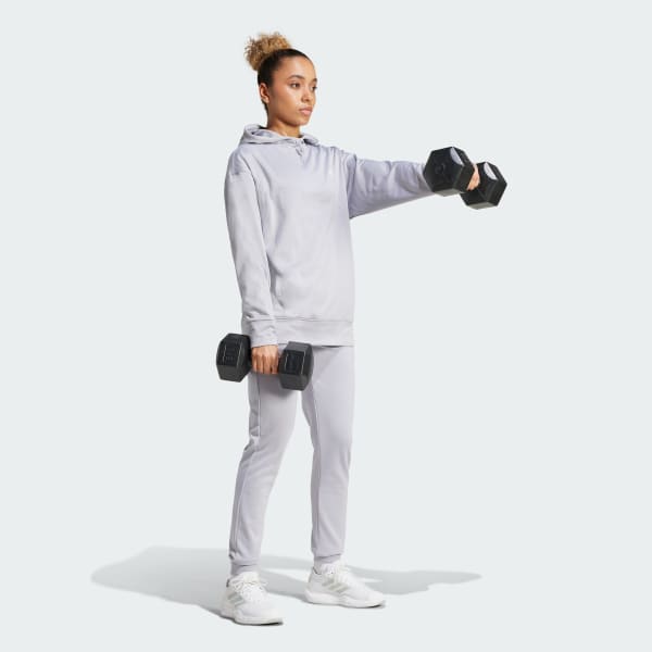 Grigio Felpa con cappuccio AEROREADY Game and Go Fleece