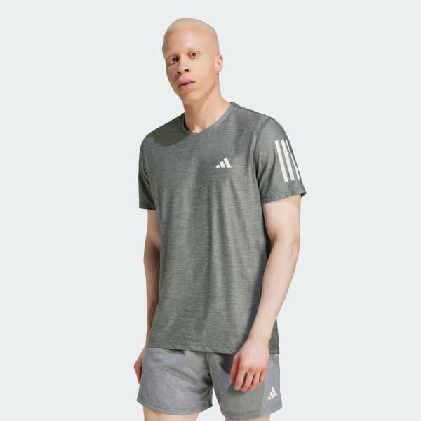 アディダス オウン ザ ラン 半袖Tシャツ - ブラック