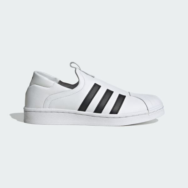 White Superstar Slip-On shoes