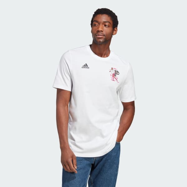 White Pogba Icon Graphic Tee