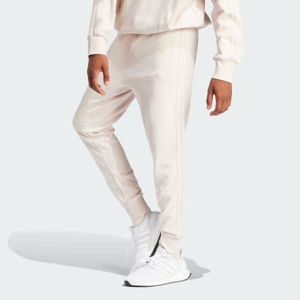 Rosa Pantalón ALL SZN 3 Rayas Garment-Wash en Felpa Francesa