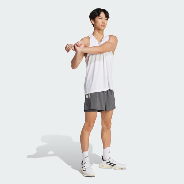 Grijs Own the Run CLIMACOOL 2-in-1 5-Pocket Shorts