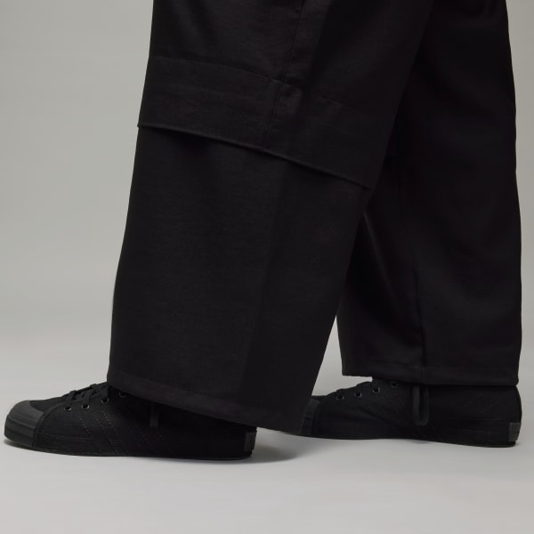 アディダス Y-3 SPORT UNIFORM PATCH PANTS - ブラック | アディダス