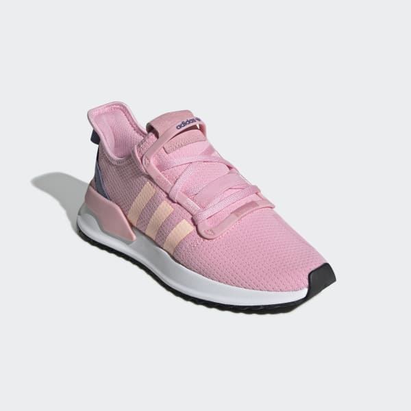 adidas originals u path run trainers in black and pink