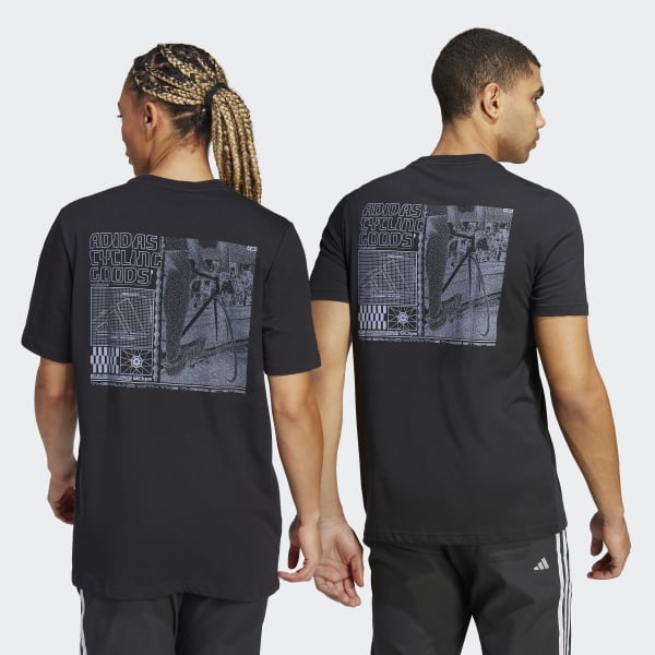 Czerń Cycling Graphic Tee (Gender Neutral)