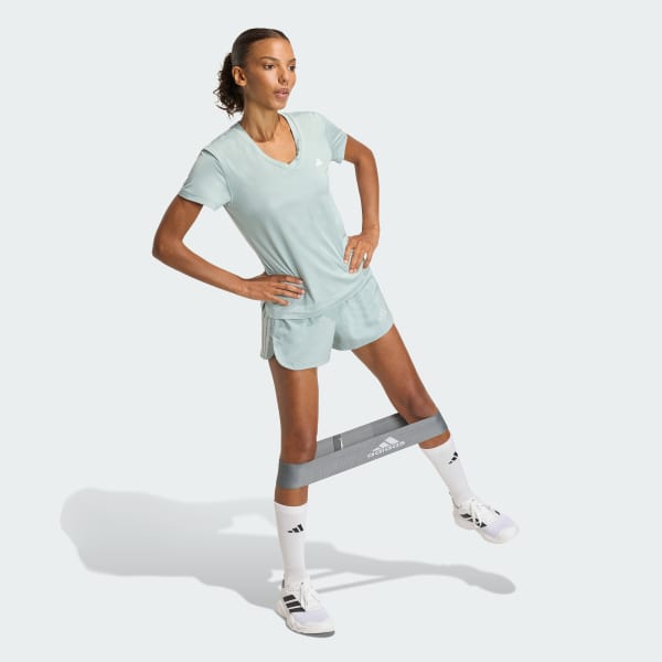 Zielony Szorty Pacer Workout Woven 2in1