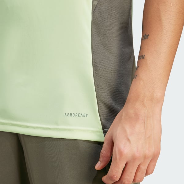 レアル・マドリード 蛍光グリーンノースリーブトレーニング