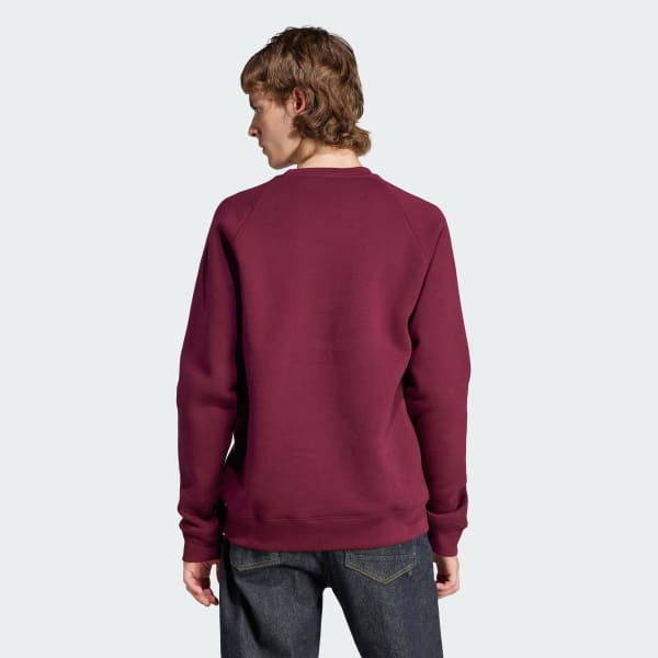 Adidas trefoil dress maroon deals