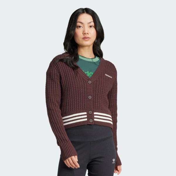 adidas Cárdigan Tejido Café adidas Mexico