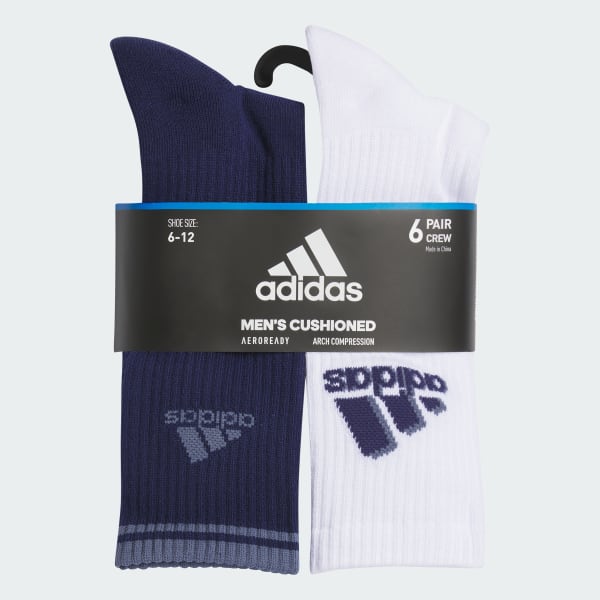 Athletic Cushioned Mixed 2.0 6-Pack Crew Socks
