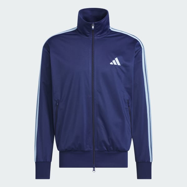 ブルー 軽パン トリコットトラックトップ