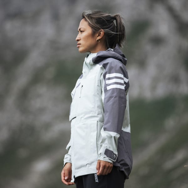 Groen TERREX XPLORIC RAIN.RDY HIKING JACK