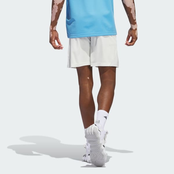 White Basketball Badge of Sport Shorts