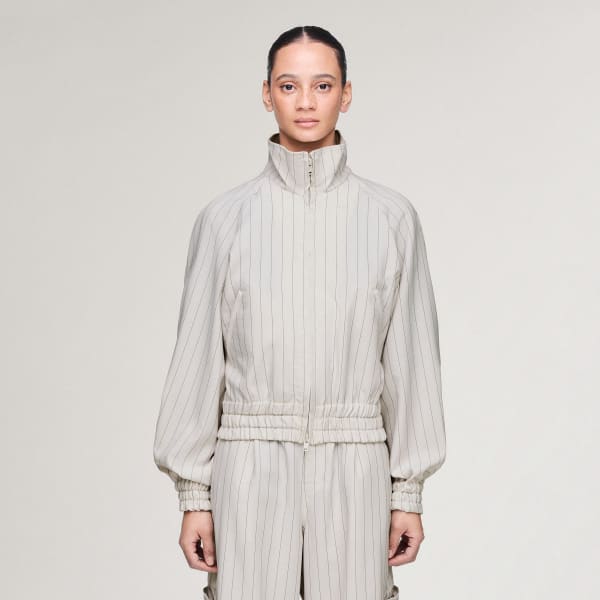 ホワイト Y-3 PINSTRIPE SPORT UNIFORM BLOUSON