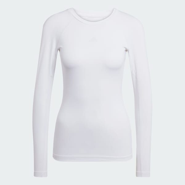 Blanco Playera TECHFIT Manga Larga