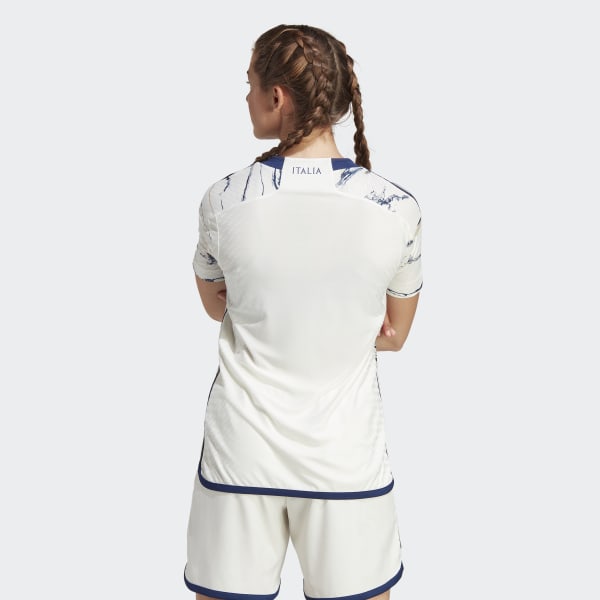 Hvid Italy Women's Team 23 Authentic udebanetrøje