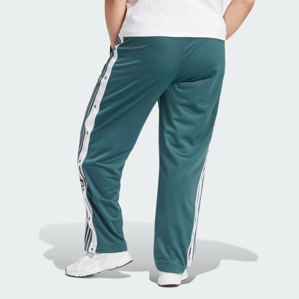 adidas Adibreak Tracksuit Bottoms Plus Size Green adidas UK