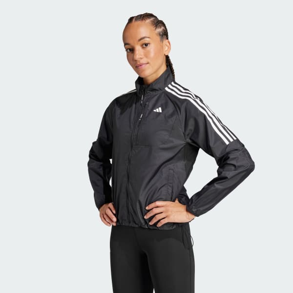 Sort Own the Run 3-Stripes Packable Jacket