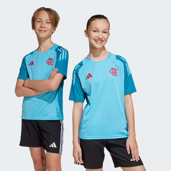 Azul Camisa Treino Infantil CR Flamengo Tiro 24