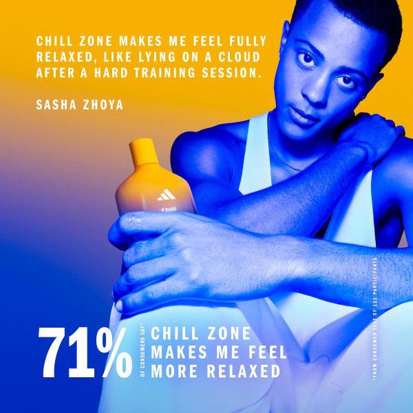 สีเหลือง น้ำหอม adidas Vibes Chill Zone Eau de Parfum, 50ml (1.6oz)   