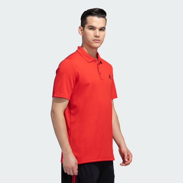 Red DESIGN 2 MOVE POLO TEE