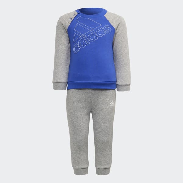 Bleu Sweat-shirt et pantalon adidas Essentials Logo (Non genrés) IYL59