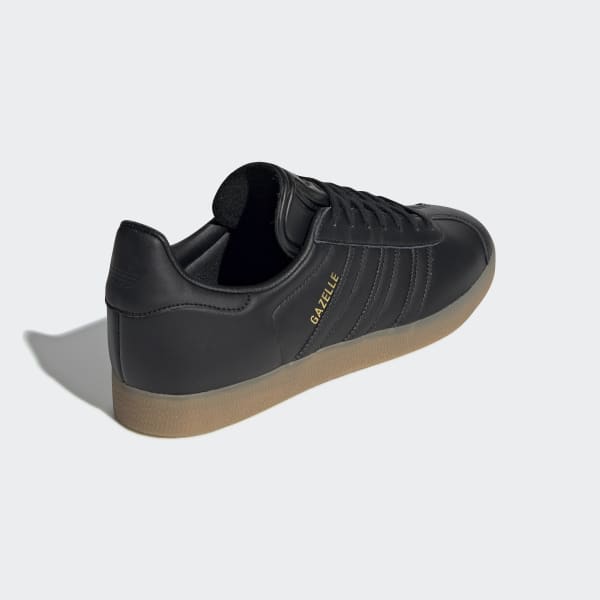 women's all black gazelles