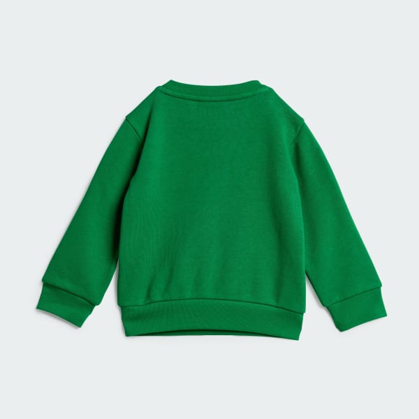 Adidas green crew set best sale