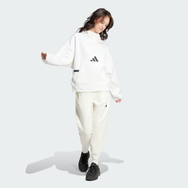 adidas Z.N.E. フード付きスウェットシャツ - ホワイト