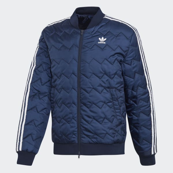 adidas SST Quilted Jacket - Blue 