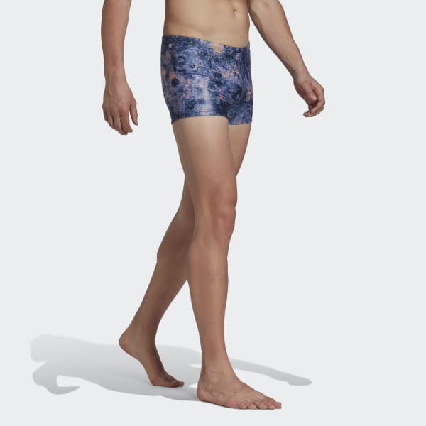Fioletowy Melting Salt Reversible Swim Boxers L4722