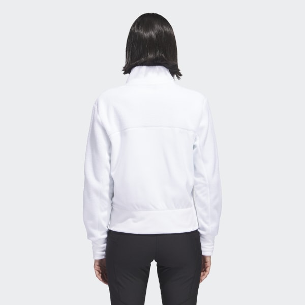 White 풀집 플리스 재킷