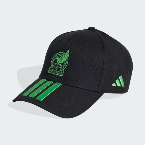 Hitam Topi Baseball Meksiko 26 dengan 3 Stripes