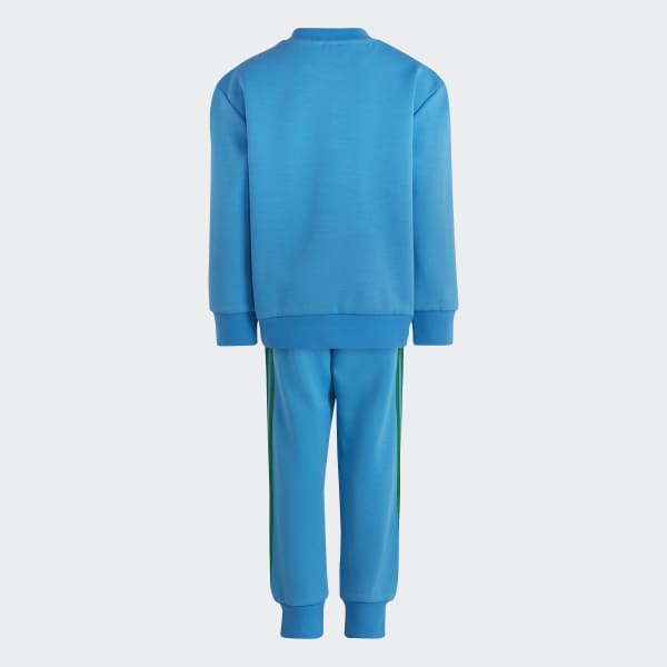 Bleu Ensemble sweat-shirt ras-du-cou et pantalon adidas x Classic LEGO®