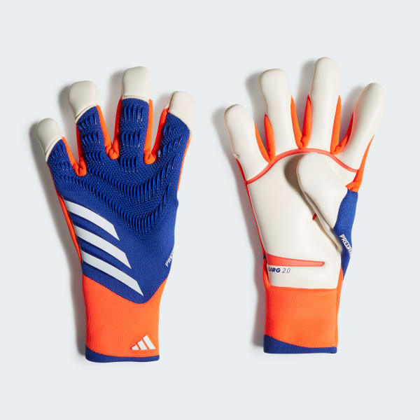 Blauw Predator Pro Hybrid Keepershandschoenen