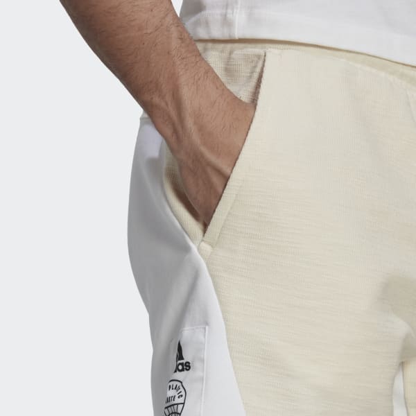 Beige Reversed French Terry Short (Uniseks) KA247
