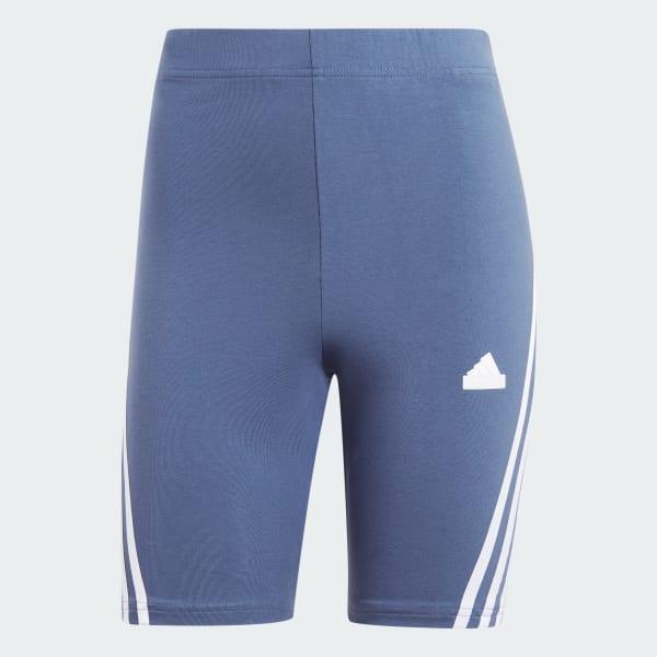Blue Future Icons 3-Stripes Bike Shorts