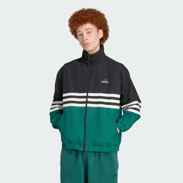 ウォーキング・ランニングウェア archive adidas set-up track jacket pants adidas Archive Track Jacket - Black | Free Shipping with adiClub