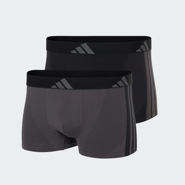 Noir BOXER SOUS-VÊTEMENT SANS COUTURE MICRO STRETCH ACTIVE (LOT DE 2)