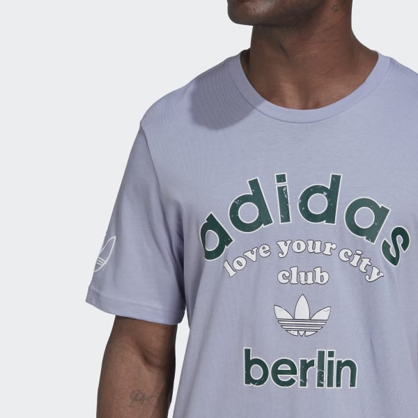 Paars Berlin Collegiate City T-shirt BWA23