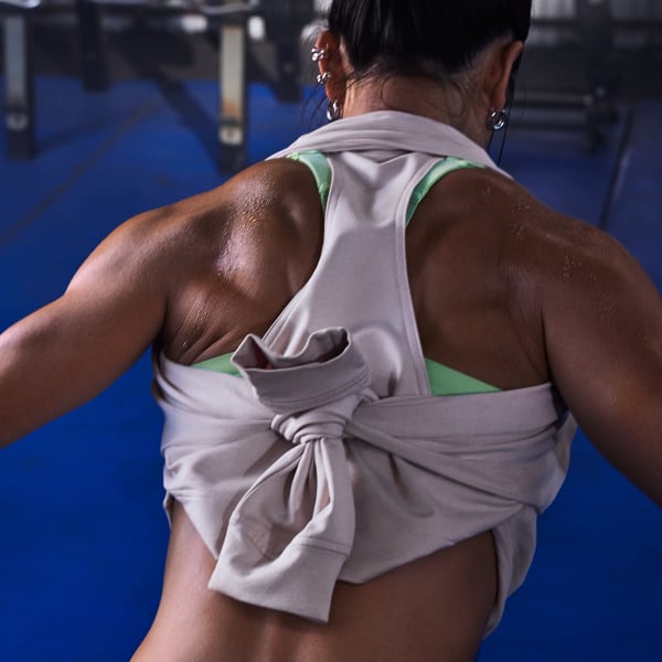 Pink PrimeLift Hidden Racerback Overlay Cover Up