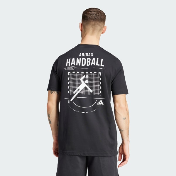 Svart Handball Category Graphic T-skjorte