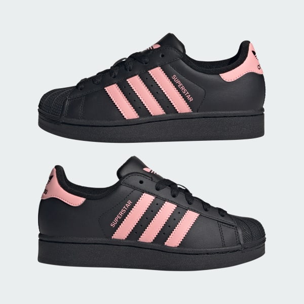 adidas Superstar II Shoes - Black | Free Shipping with adiClub