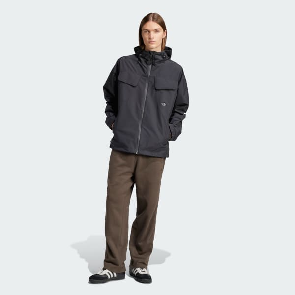 Svart Premium Essentials Water-Repellent Jacka