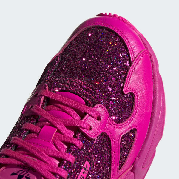 adidas pink sparkly trainers