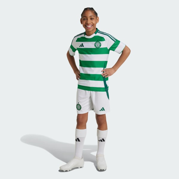 Hvid Celtic FC 24/25 Kids hjemmebaneshorts