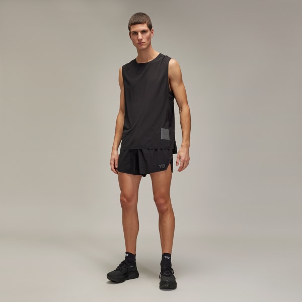 Black Y-3 Running Shorts
