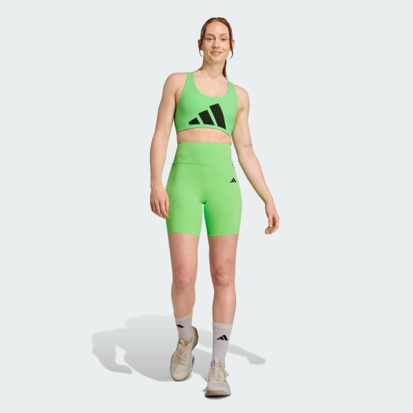 adidas Cool Intensity Biker Leggings - Green | Free Shipping