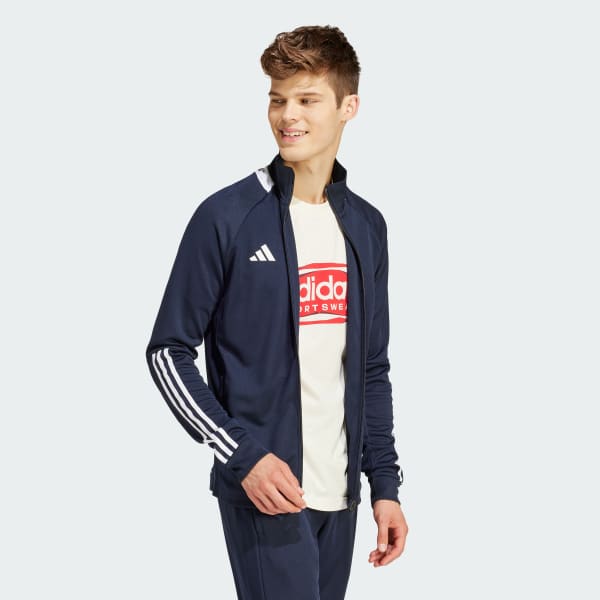 Blue Sereno AEROREADY Cut 3-Stripes Slim Track Jacket
